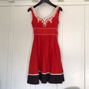 Anthropologie Dress 0P with attached corset waist